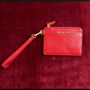 Red Michael Kors Wallet